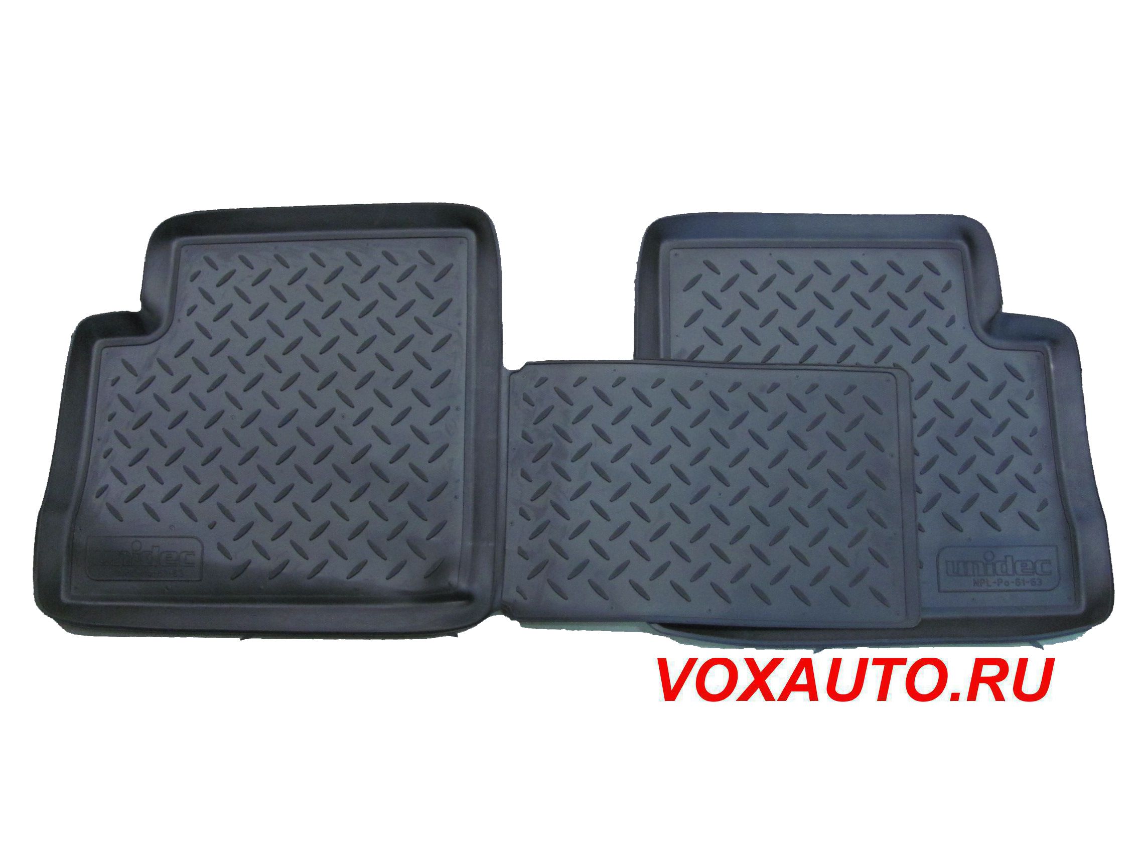 Коврики салона NPL NISSAN Qashqai (J11) (задние) 2007-2014г